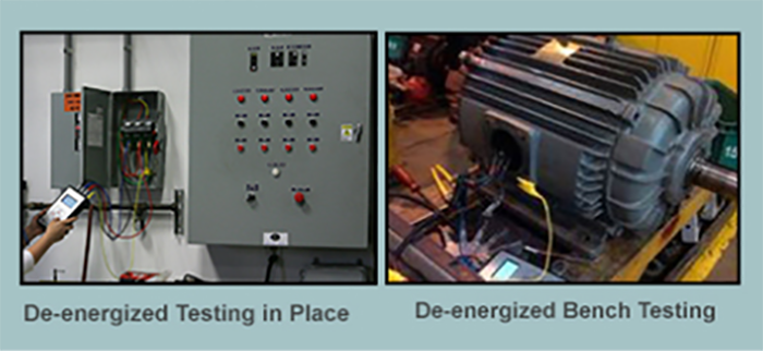 ALL-TEST Pro electric motor testing instruments testing in place and via bench testing
